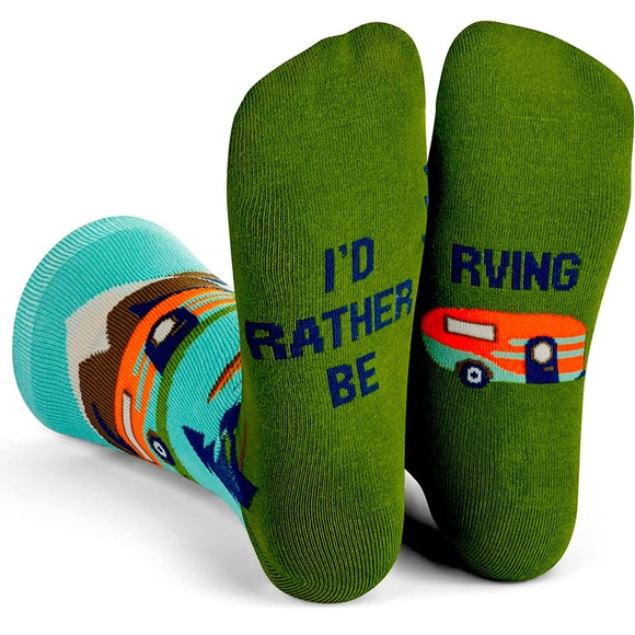 I’d rather be rving socks! Never worn in package! - Picture 1 of 6